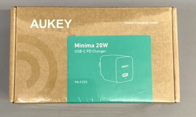 AUKEY Minima 20W USB-C PD Charger PA-Y20S, Wall Charger Brand New / Sealed