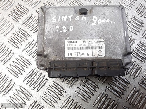 1999 OPEL SINTRA STEUERGERAT DIESEL KONTROLLEINHEIT 2200DTI 90569337 0281001637