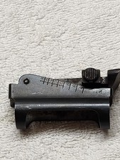 Mauser Short Clamp-on Rear Sight Chilean Star Mark Carbine Length Vintage Mauser Short Clamp-on Rear Sight Chilean Star Mark Carbine Length Vintage