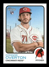 2022 Topps Heritage #524 Connor Overton Cincinnati Reds