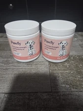 2 Pawfy Hip and Joint Chicken Flavor  Dog Supplement 4 oz 30 Chews Exp. 26 