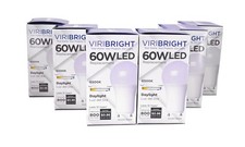 GU24 LED Bulbs 6-Pack 9W 800LM 6500K Daylight 120V - Open Box - FREE Shipping