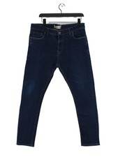 Next Women's Jeans W 36 in; L 31 in Blue Cotton with Elastane Straight