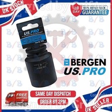 USPRO 41MM 1/2" DRIVE 6PT THIN WALL HUB NUT SOCKET DEEP IMPACT FORD TOYOTA IVECO