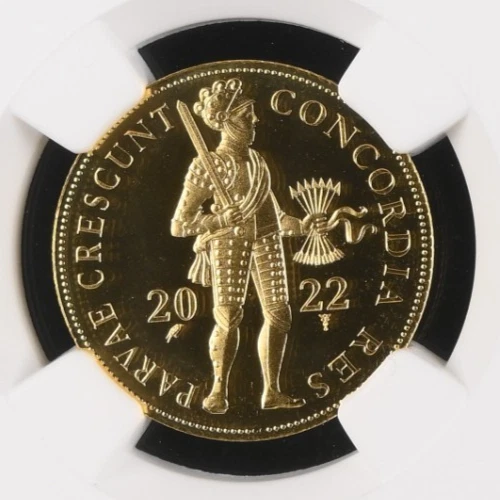 2022 Netherlands Gold Ducat NGC PF-69 Ultra Cameo mintage 836 TOP POP  0.11 AGW