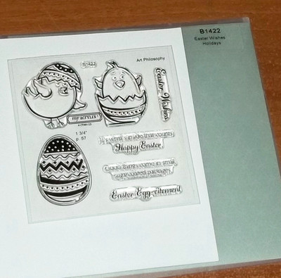 CTMH B1422 EASTER WISHES ~  Chick, Food things come in small sugar coated packag