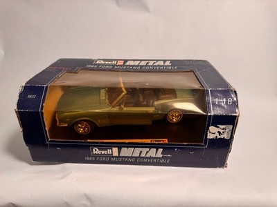 Revell Metal 1965 Ford Mustang 1:18 Cabrio Grün Gold unbenutzt in OVP