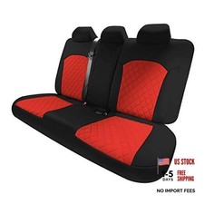 Custom Fit Car Seat Covers Specifically Made for 2019-2024 Kia Red Rear Set