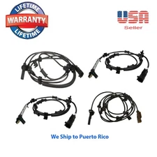 4 ABS Speed Sensor Front Rear Left Right Fit Ram 2500 2014-2018 Crew Cab Pickup