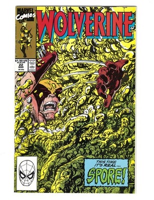 Wolverine #22 (Marvel Comics March 1990) High Grade VF+ 8.5
