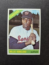 Willie Kirkland 1966 Topps #434 Washington Senators - See Photos