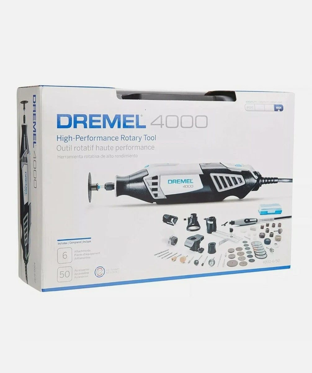 Dremel 4000-6/50 Rotary Tool Kit with Attachments and Carrying Case