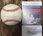 Bernie Williams Signed Autographed Official American League (OAL) Baseball: JSA