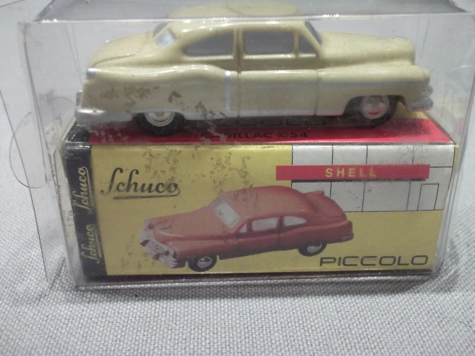 Schuco 01431  Piccolo Cadillac´54  Gelb - Beige mit  OVP 1:90 - Bild 2 von 2