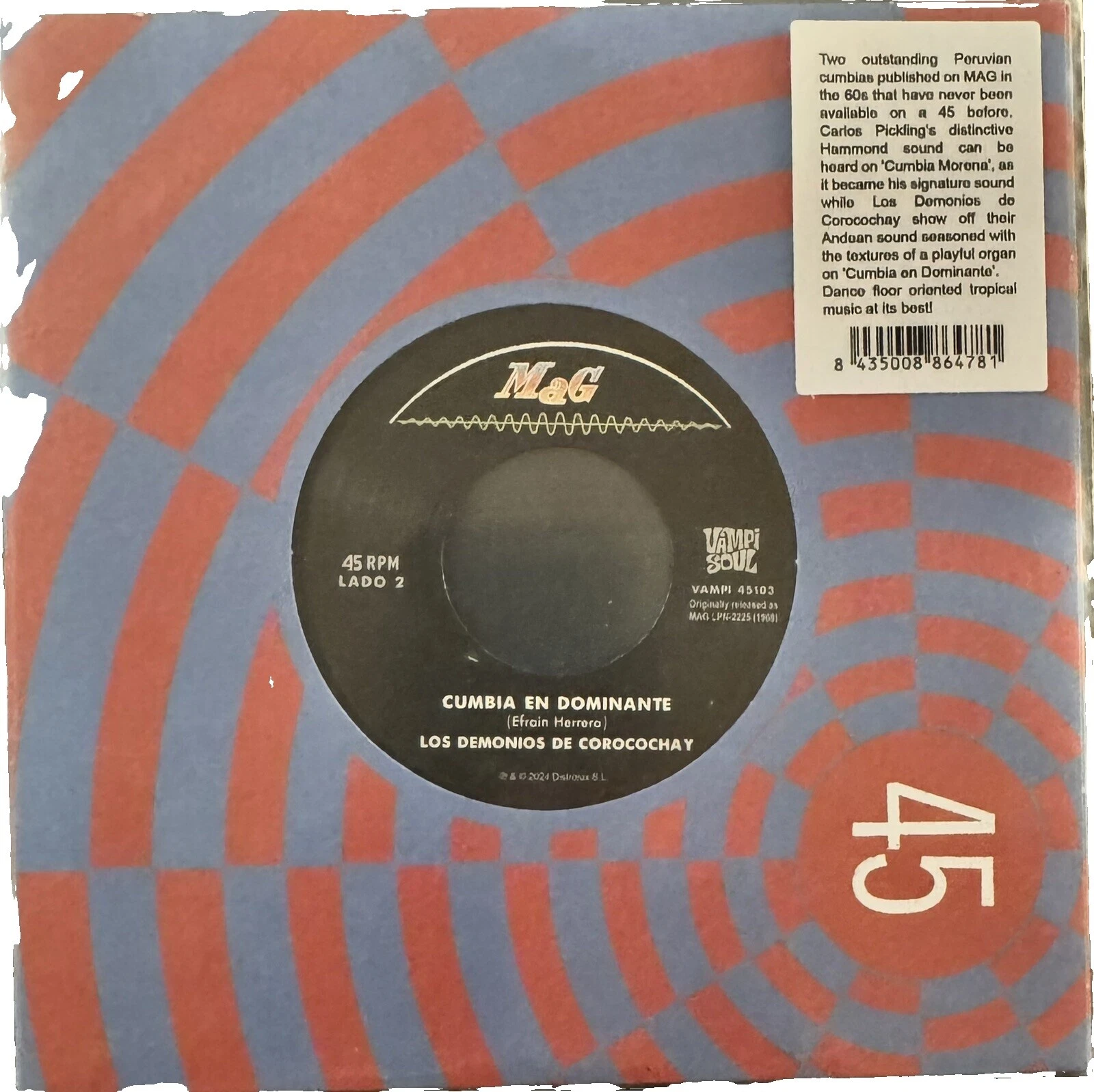 Los Latin 45 RPM Speed Vinyl Records