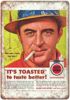 luckett tobacco Lucky Strike It's Toasted Tobacco Ad 12