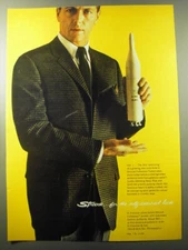 1960 Stroock Advertisement - Folkweave Tweed Coat by H. Freeman