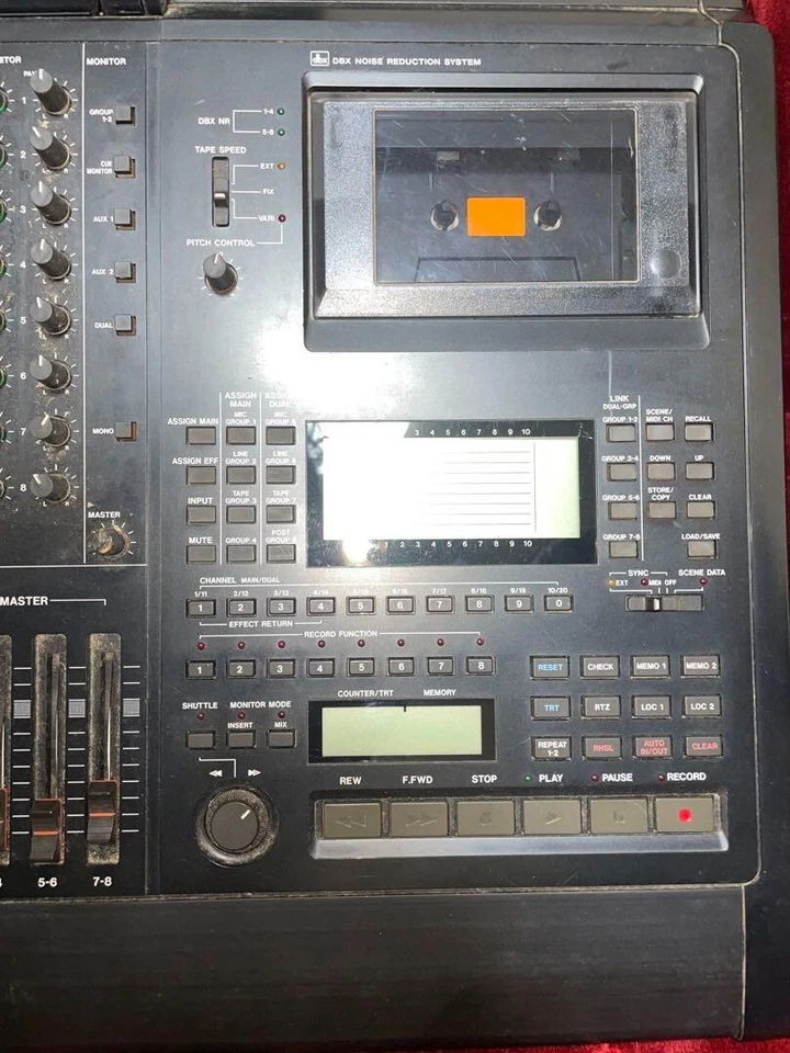 Tascam 688 Multitrack Cassette Tape Recorder MTR Junk Japan - Image 3 of 4
