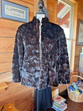 Somerset Furs Los Angeles, Medium, 100% Pure Mink Dark Brown, Fur Crafts