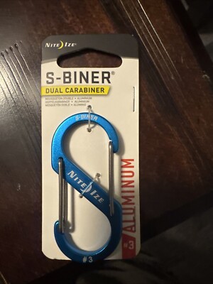 Niteize S-biner Dual Carabiner Blue 