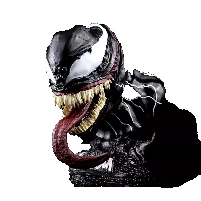 Figuras de acción de resina de veneno y accesorios