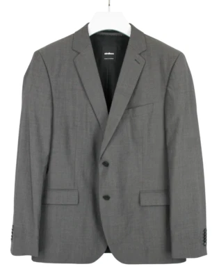 STRELLSON Ron-Draper Finest Super 100 Blazer Herren (EU) 50 Wolle Formal Melange - Bild 1 von 4