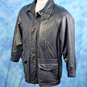 london fog leather jacket mens