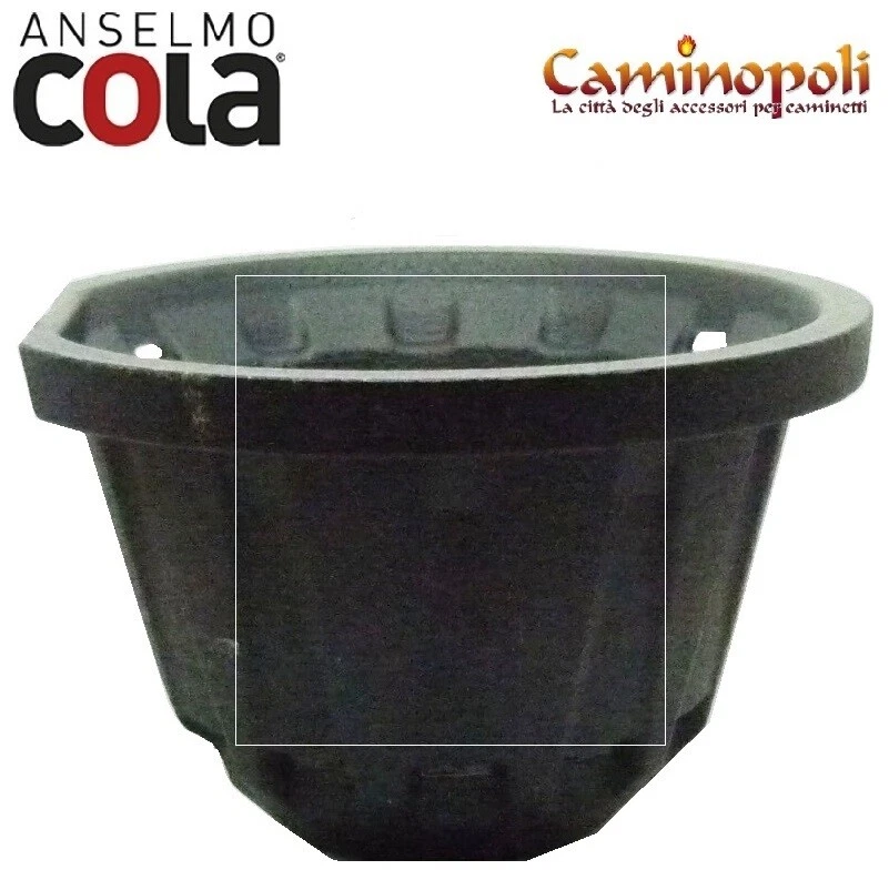 CROGIOLO in Ghisa Ricambio per Stufa a Pellet Braciere Anselmo Cola Ferroli - Immagine 3 di 4