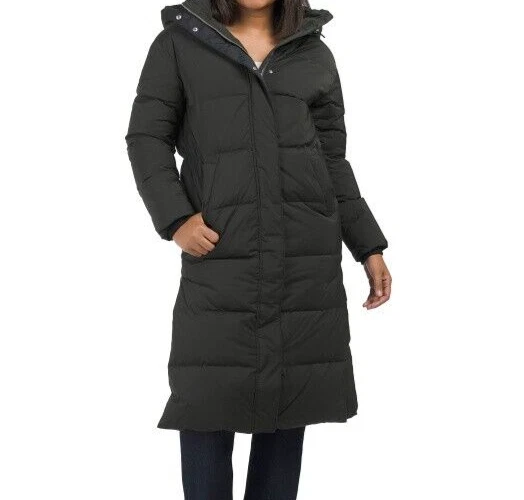 Theory Puffer Citi Poly Coat Hooded Deep Green XS;NWT - Image 4 of 4