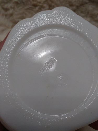 Vintage #24 Avon Vetro Latte Bianco Rana Crema Barattolo Bottiglia Decanter da Collezione - Foto 5 di 5