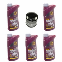 MotoröL ÖLfilter HF553 Set 15W50 5 Liter FüR Benelli TNT 1130 899 Tornado Tre-K