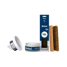 Helios Shoe Cream Applicator Classic Leather Nourishment Shoe Polish Natural Bru