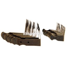 Home Decor Antique Brass Jewelry Wood Box Case Chest Corner Braceket Protectors