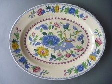 Masons Regency Platter - Large Oval Serving Platter 15.5" or 39.5cm - No Crazing