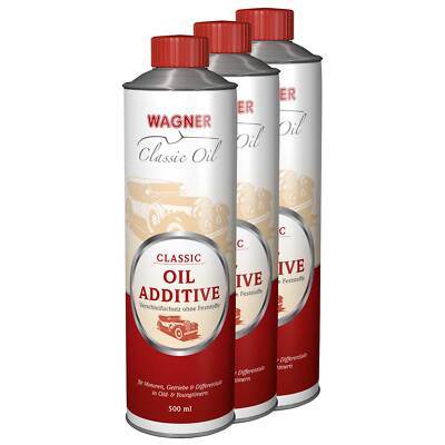 Classic Oil Additive Öl Verschleißschutz OEL Additiv Wagner 3 X 500 ml 010500