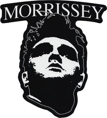 Sticker - Morrissey Portrait Black White Doors Rock Music Band 5
