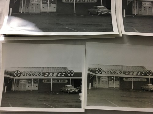 Vintage Photos Hook's Drug Store Pharmacy South Bend Indiana Stores Exterior B&W - Picture 5 of 5