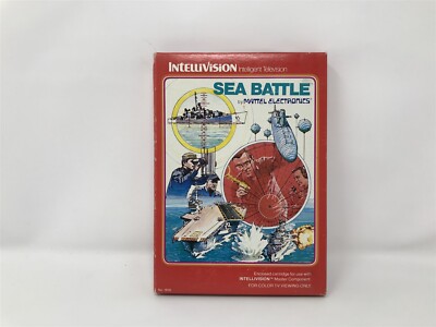 Sea Battle - Intellivision Mattel - Complete in Box - CIB 