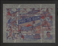 1930's The Shelby Gum Co. Wax Wrapper PHO-TO Gum Baseball Horse Racing History