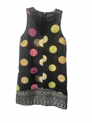 Maeve Anthropologie Women's Size Large Tilde Jacquard Polka Dot Dress size M