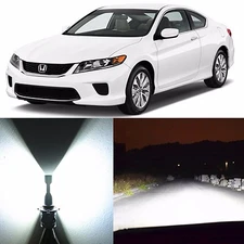 Alla Lighting High Beam Headlight 9005 6000K White LED Bulbs for Honda CR-Z CRZ