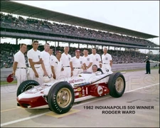 1962 Indy 500 Winner Rodger Ward Racing Photo 8X10 - Buy Any 2 Get 1 Free