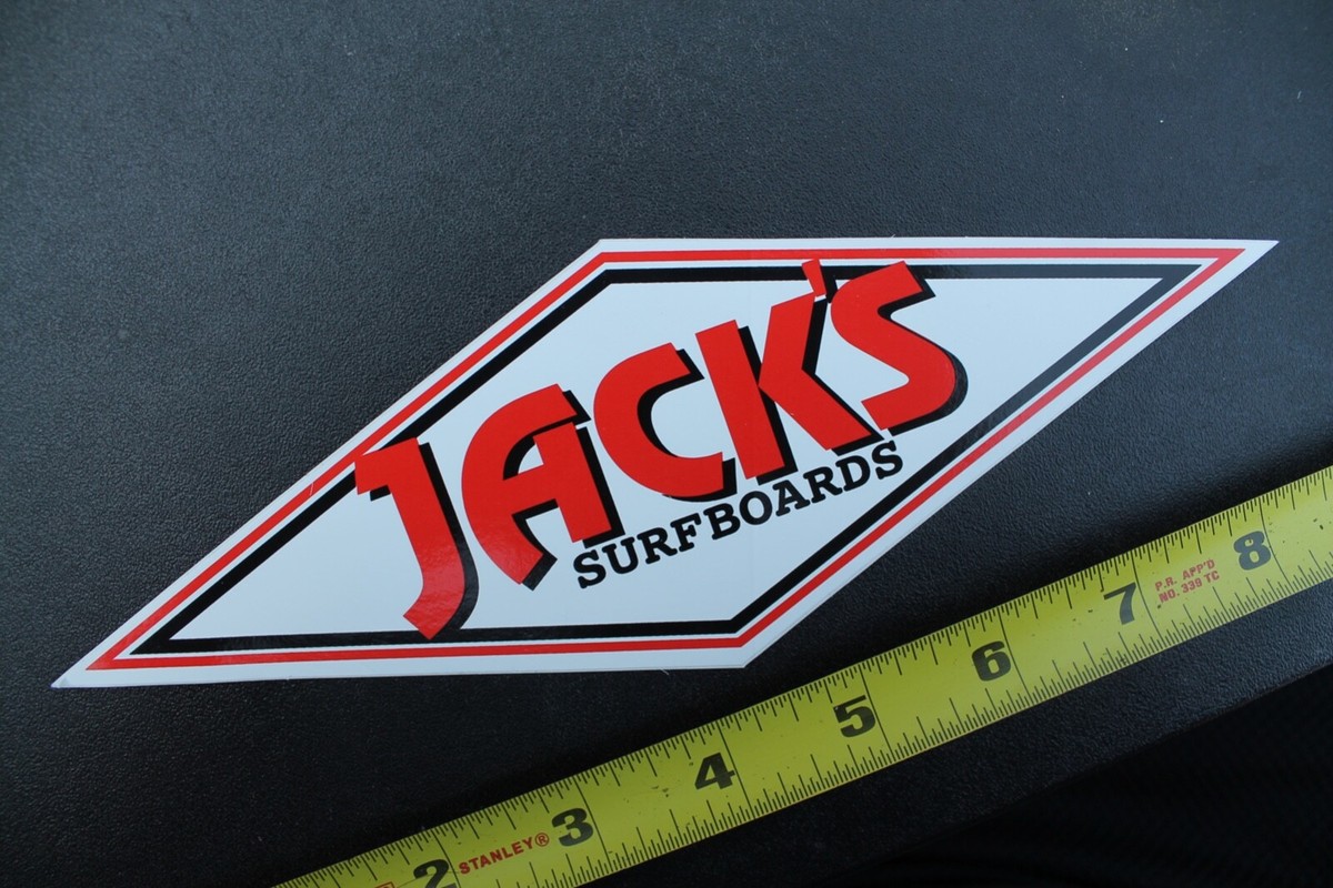 サーフショップ ビンテージ印刷物 Jack's Surfboards Surf Shop Classic Diamond Red OG V43C Vintage