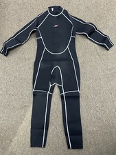 Preowned IST Men's Scuba Diving Full Wetsuit Black/White Size: S