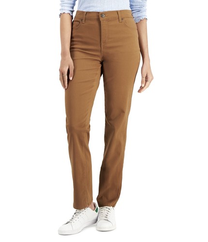 Natural Straight Leg Jeans Carmel Kiss 