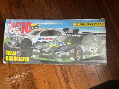 Team Associated RC10DS RACER w/FULL Silver Body | ONE OF A KIND Vintage RC Car