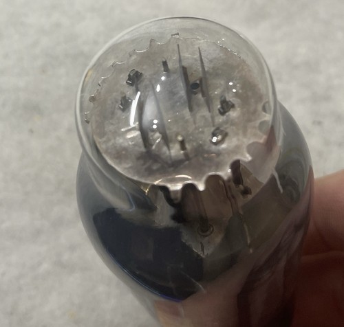 Mullard ECC32 CV181 6SN7 Black Plate Pan Getter Excellent Testing Balanced - Picture 7 of 7