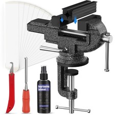 Golf Grip Kit for Regripping Club, Removal Black and Silver