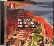 British Light Music Premieres Vol.4 John Fox/Carey Blyton + Sutherland/Murphy CD