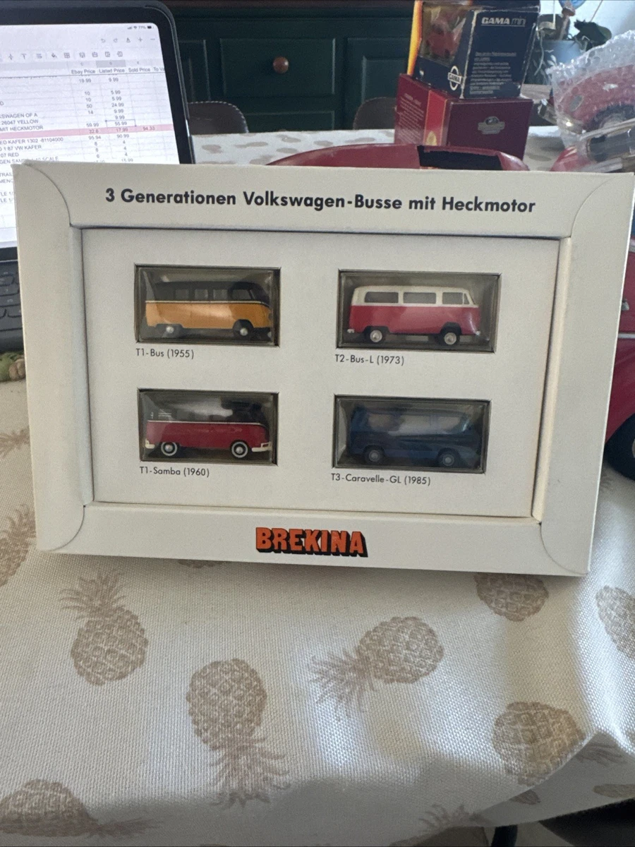 BREKINA Volkswagen Diecast Buses Contemporary Manufacture Diecast